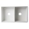 Alfi Brand 32" Decorative Lip Apron Dbl Bowl Fireclay Farmhouse Kitchen Sink, WHT AB539-W - alternate 4
